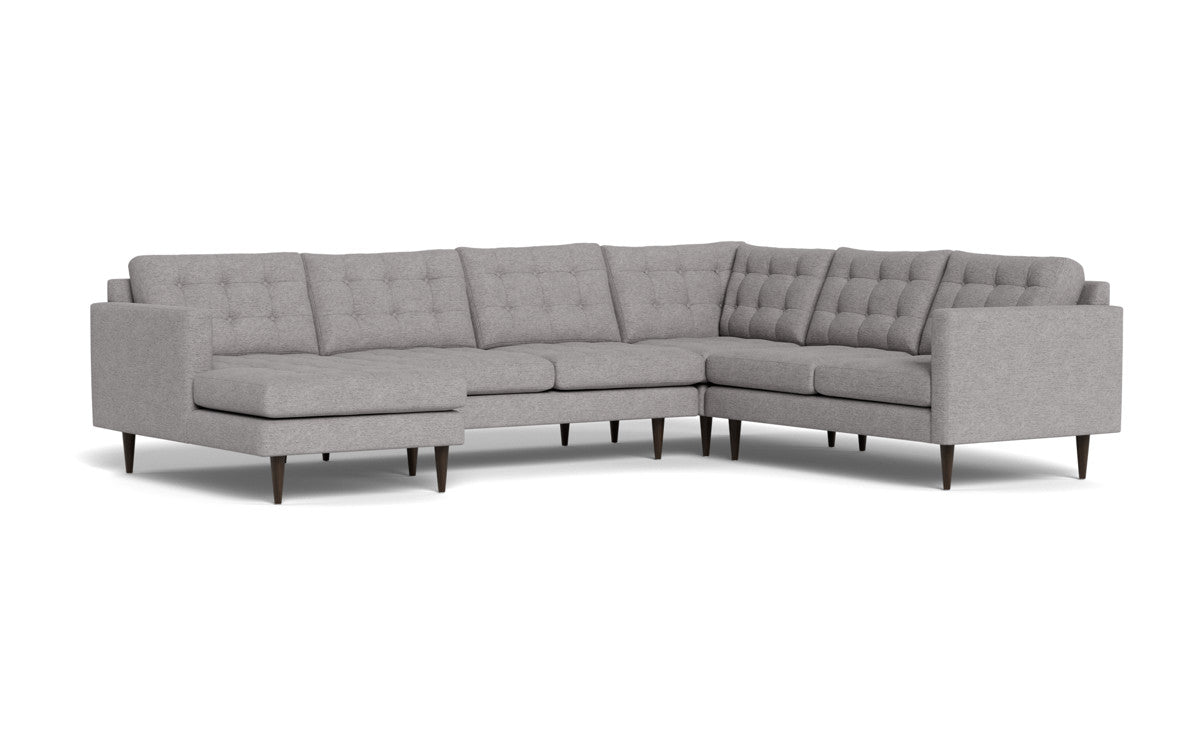 Wallace 131" Corner Sectionals w. Left Chaise - Merit Graystone