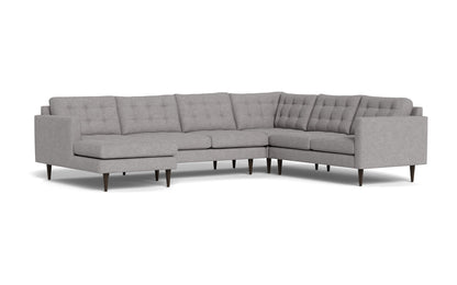 Wallace 131" Corner Sectionals w. Left Chaise - Merit Graystone