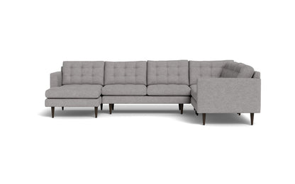 Wallace 131" Corner Sectionals w. Left Chaise - Merit Graystone