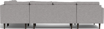 Wallace 131" Corner Sectionals w. Left Chaise - Merit Graystone