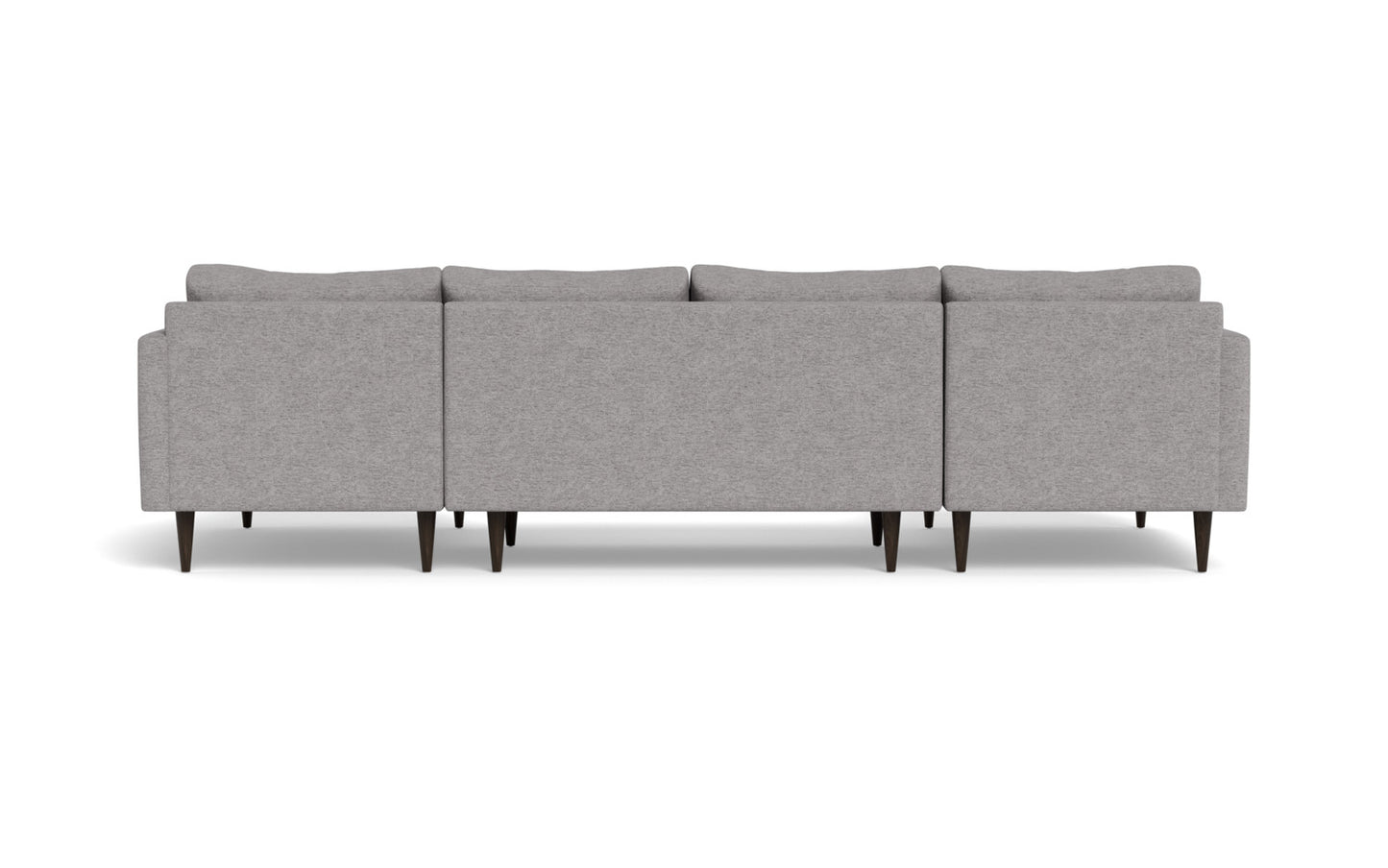 Wallace 126" Untufted Double Chaise U Sectional