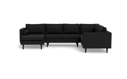 Ladybird 133" Corner Sectional with Left Chaise - Merit Onyx