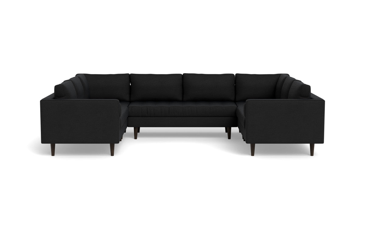 Ladybird 134" U Sectional - Merit Onyx