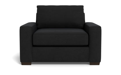 Mas Mesa 52" Deep Arm Chair - Merit Onyx