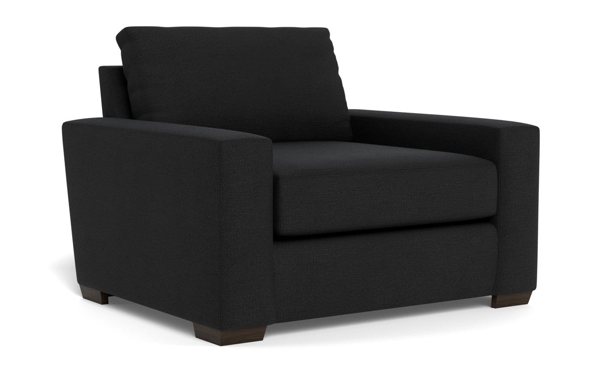 Mas Mesa 52" Deep Arm Chair - Merit Onyx