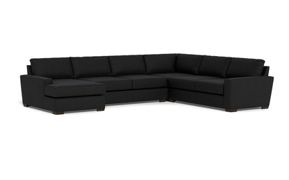 Mas Mesa 162" Deep Corner Sectionals w. Left Chaise - Merit Onyx