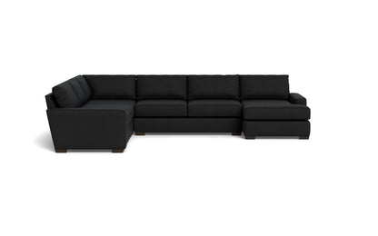 Mas Mesa 162" Deep Corner Sectionals w. Right Chaise - Merit Onyx