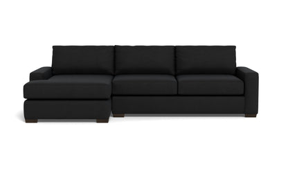 Mas Mesa 123" Deep Left Chaise Sectional - Merit Onyx