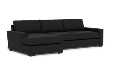 Mas Mesa 123" Deep Left Chaise Sectional - Merit Onyx