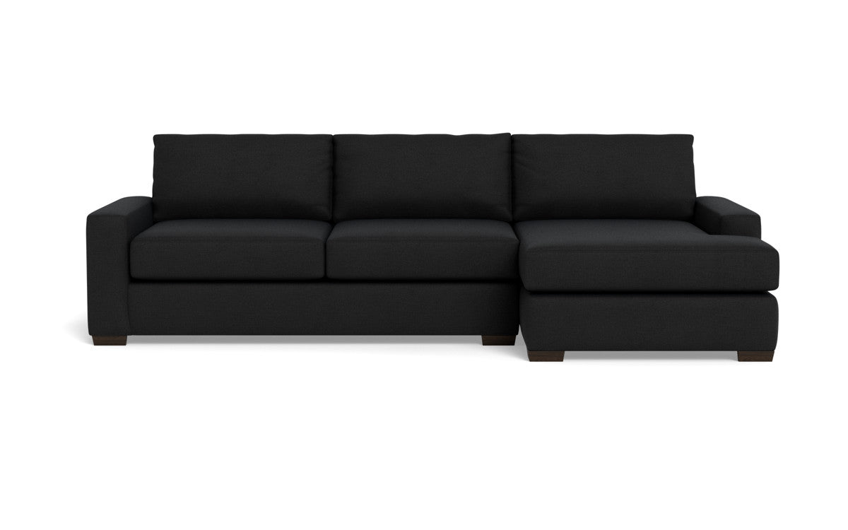 Mas Mesa 123" Deep Right Chaise Sectional - Merit Onyx