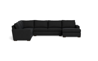 Mesa 156" Corner Sectionals w. Right Chaise - Merit Onyx