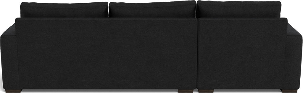Mesa 123" Left Chaise Sectional - Merit Onyx