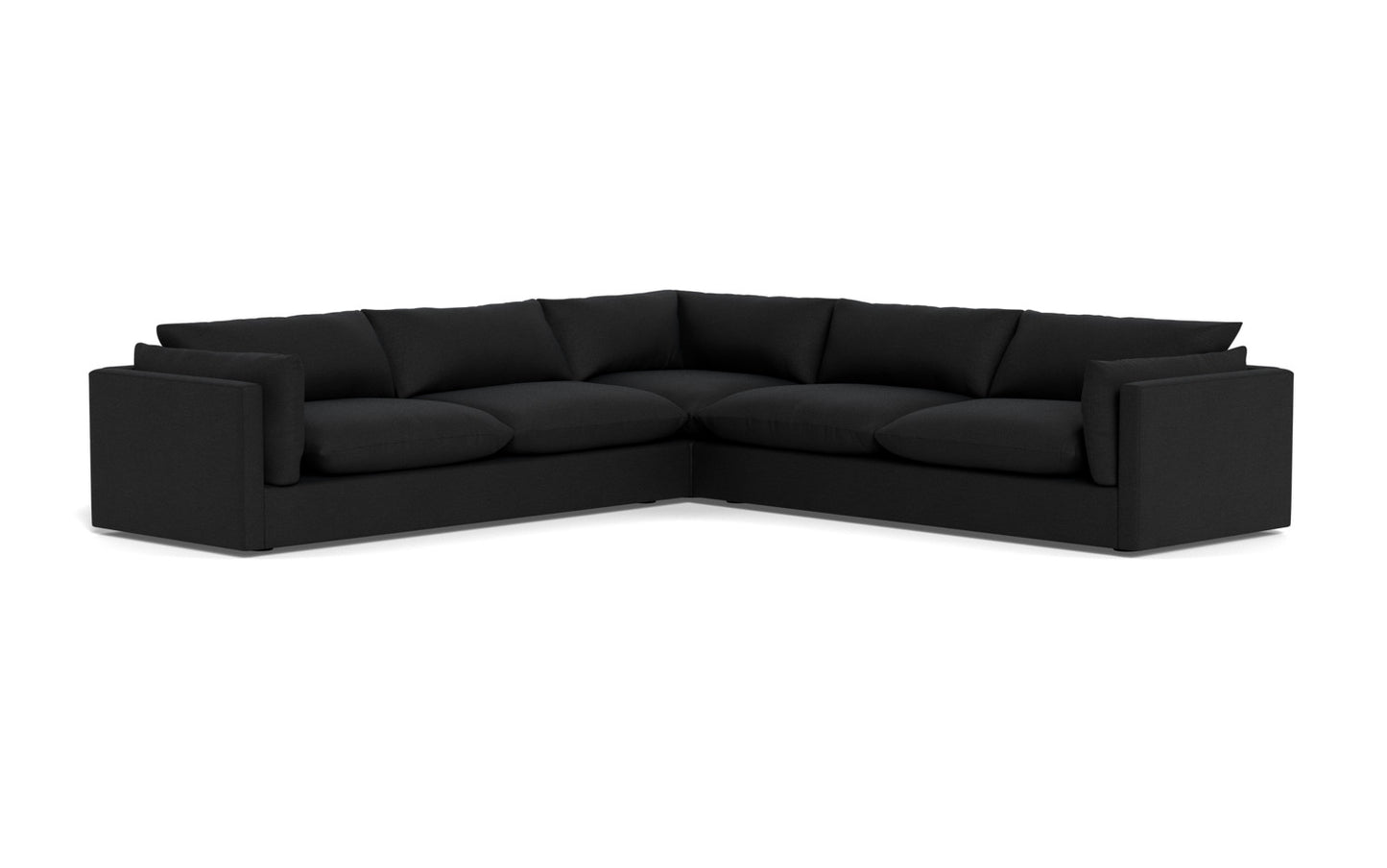 SoCo 124" Corner Sectional - Merit Onyx