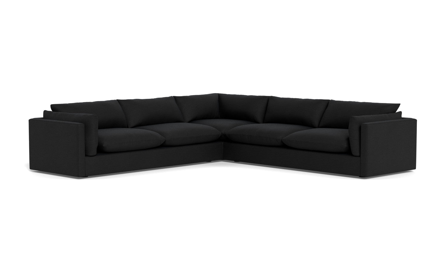 SoCo 124" Corner Sectional - Merit Onyx