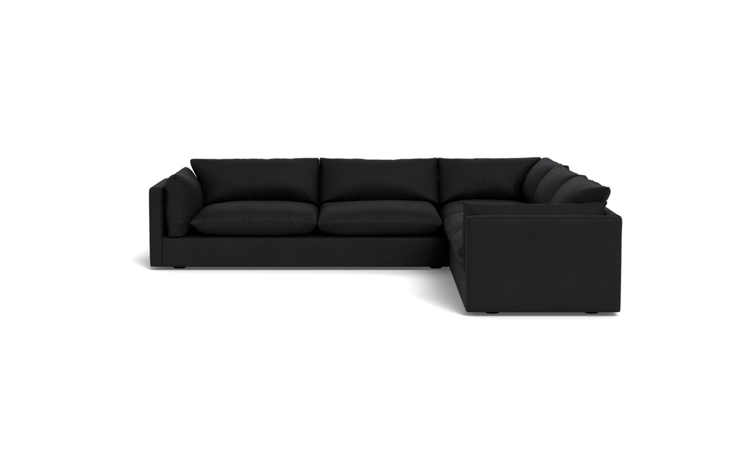 SoCo 124" Corner Sectional - Merit Onyx