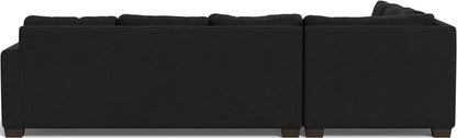 Track 121" Left Corner Sectional - Merit Onyx