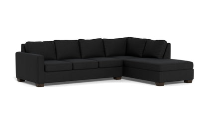 Track 121" Right Chaise Sectional - Merit Onyx