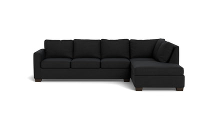 Track 121" Right Chaise Sectional - Merit Onyx