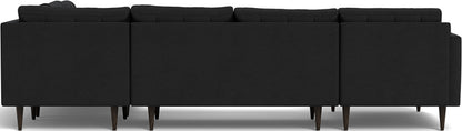 Wallace 131" Corner Sectionals w. Left Chaise - Merit Onyx
