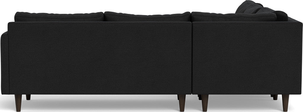 Wallace 102" Untufted Corner Sectional - Merit Onyx