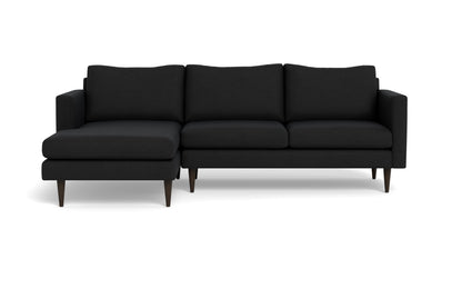 Wallace 98" Untufted Left Chaise Sectional - Merit Onyx
