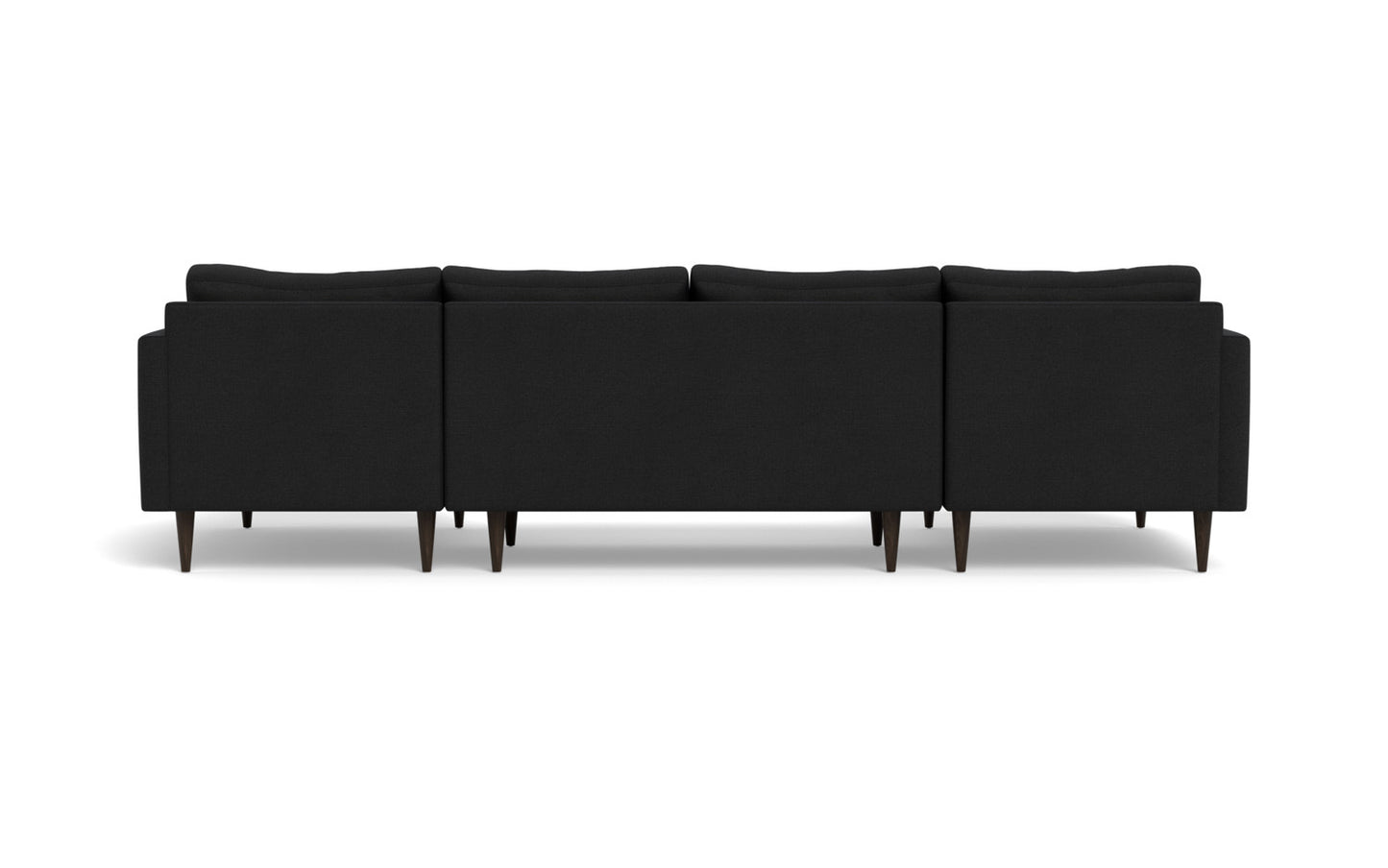 Wallace 126" Untufted Double Chaise U Sectional