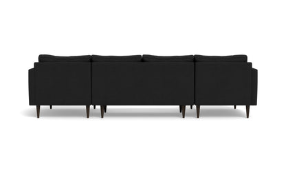Wallace 126" Untufted Double Chaise U Sectional