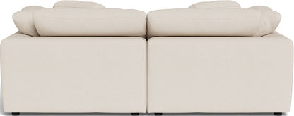 Fluffy 2 Piece Sofa w/Otto - Merit Snow