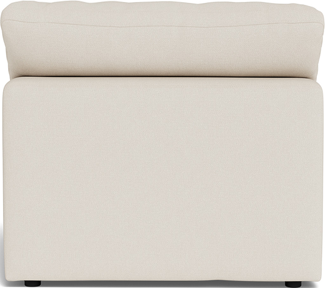 Fluffy Small Armless Chair - Merit Onyx