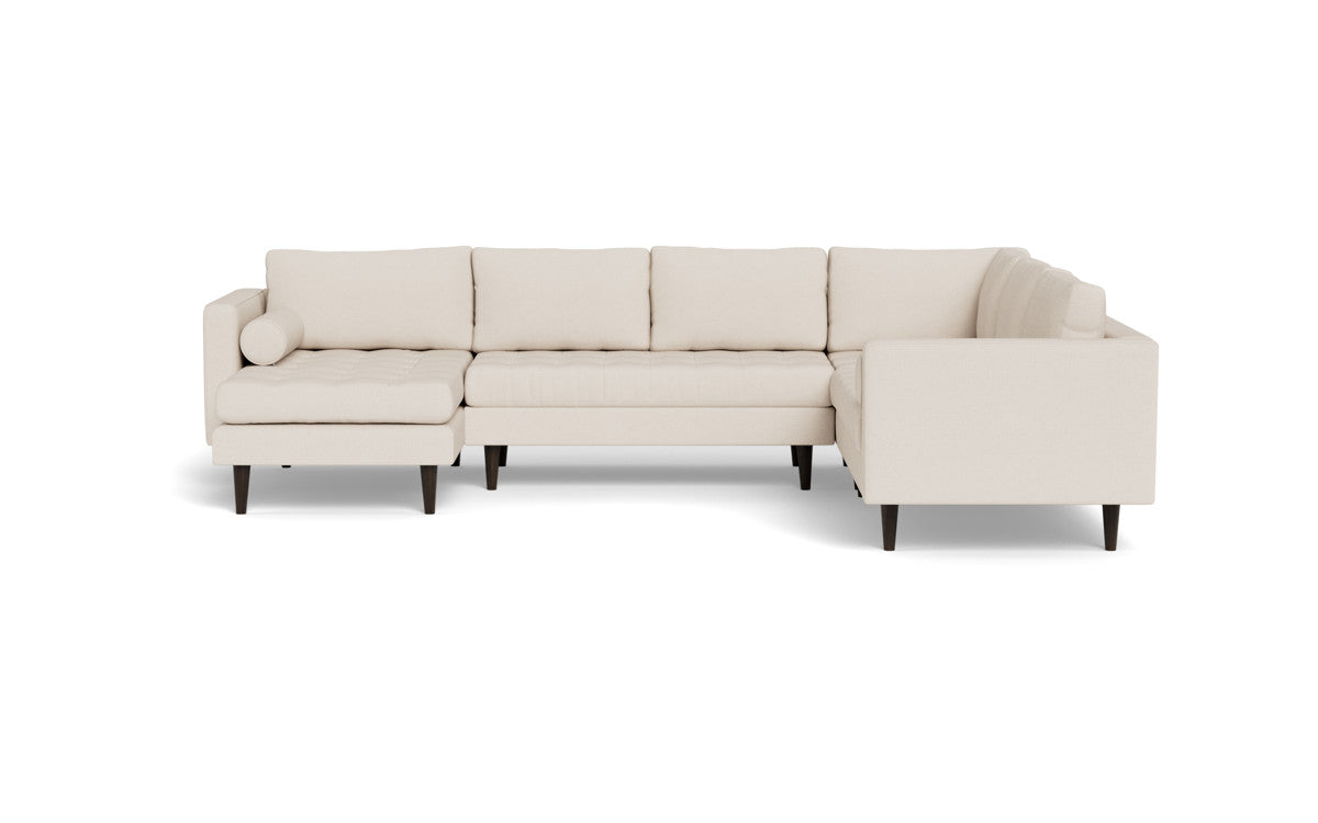 Ladybird 133" Corner Sectional with Left Chaise - Merit Snow