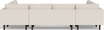 Ladybird 134" U Sectional - Merit Snow