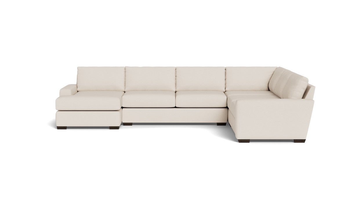 Mas Mesa 162" Deep Corner Sectionals w. Left Chaise - Merit Snow