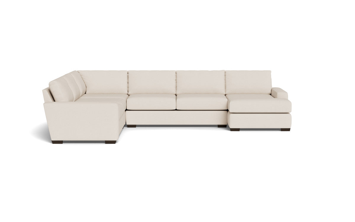 Mas Mesa 162" Deep Corner Sectionals w. Right Chaise - Merit Snow