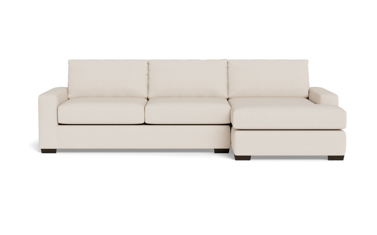 Mas Mesa 123" Deep Right Chaise Sectional - Merit Snow