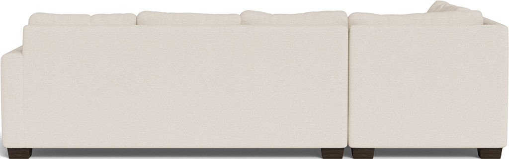 Track 121" Left Chaise Sectional - Merit Snow