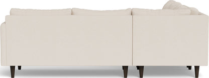 Wallace 102" Untufted Corner Sectional - Merit Snow