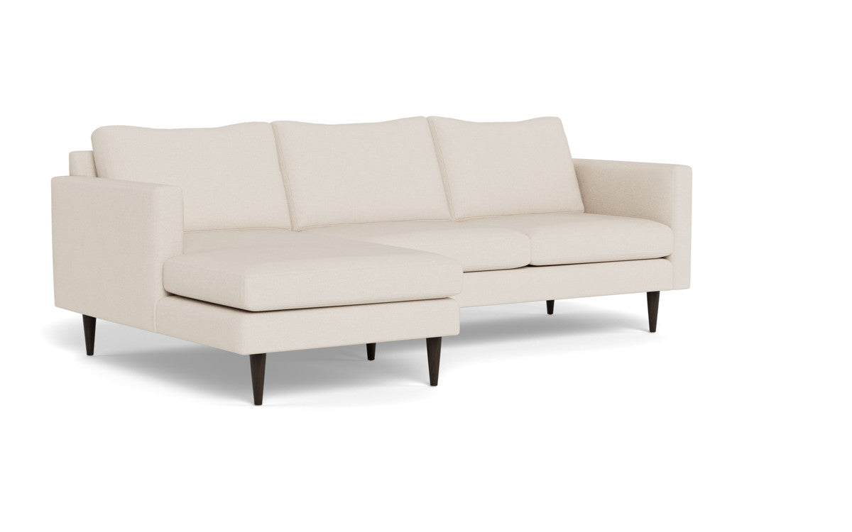 Wallace 98" Untufted Left Chaise Sectional - Merit Snow