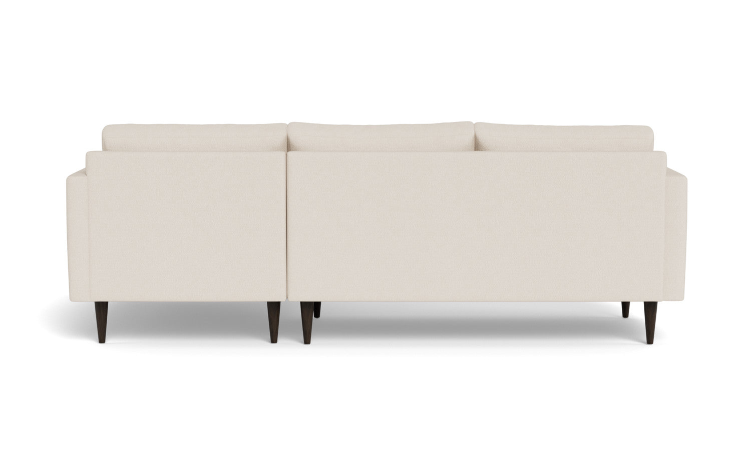Wallace 98" Untufted Right Chaise Sectional - Merit Onyx