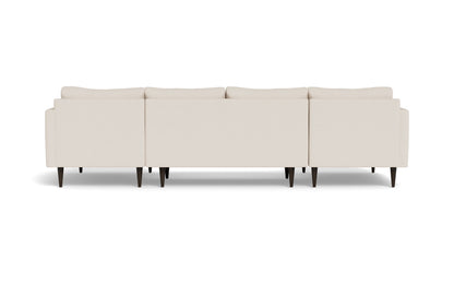 Wallace 126" Untufted Double Chaise U Sectional