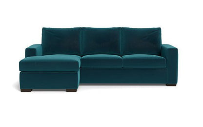 Mesa 101" Reversible Sofa Chaise - Superb Peacock