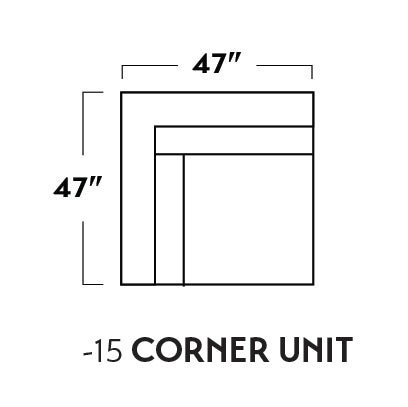 Mas Mesa Deep Corner Unit - Peyton Slate