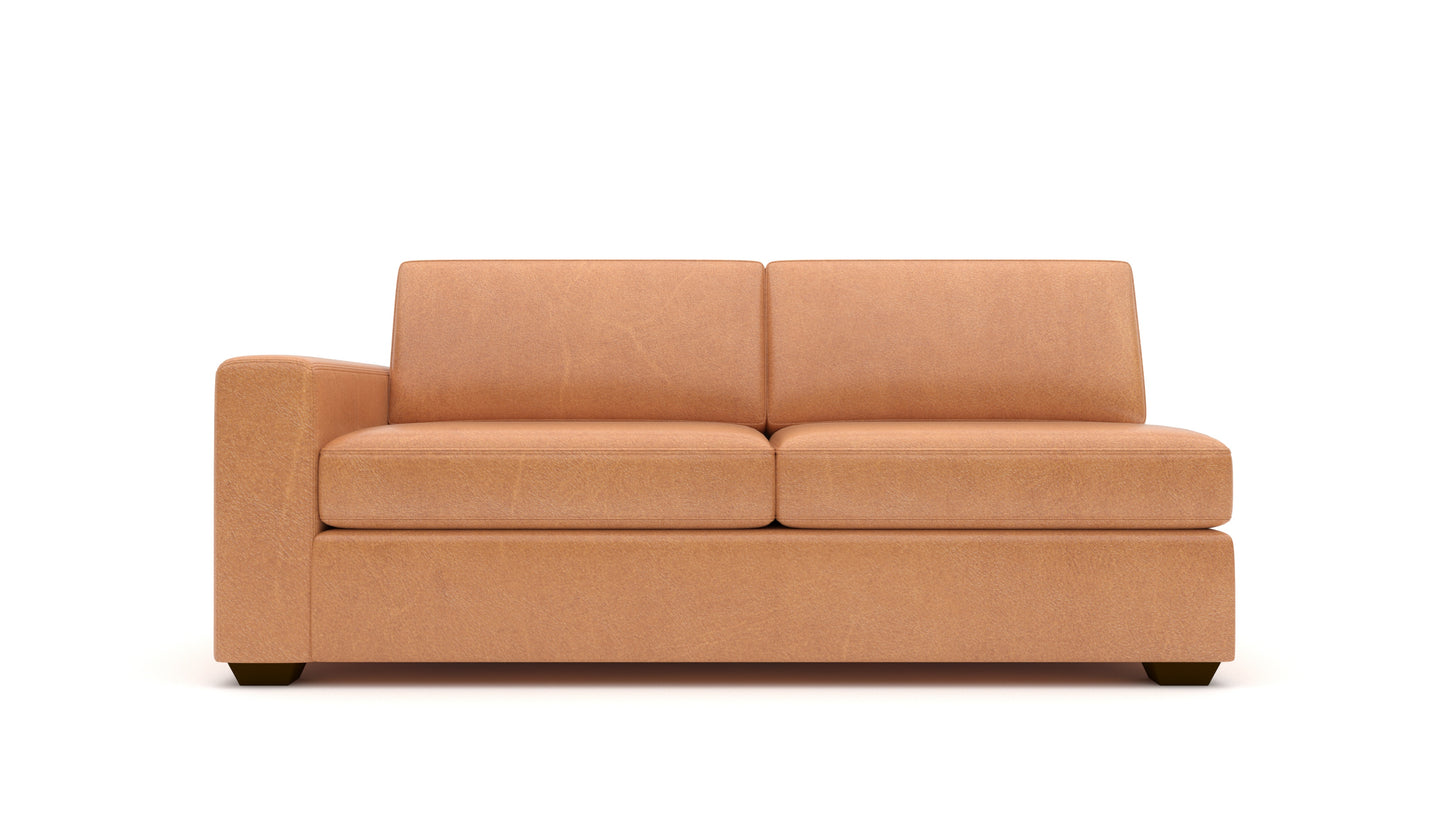 Mesa Leather Laf Condo Sofa - HUDSON LAGER