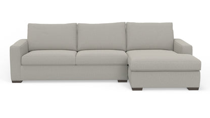 Mesa 123" Right Chaise Sectional - Bloke Cotton