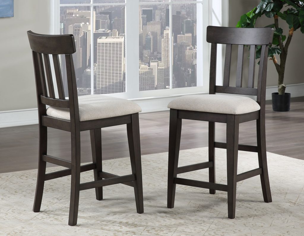 Nara 24" Counter Stools (pr) - Dark