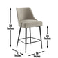 Olivia Khaki 24" Counter Stools (pr)