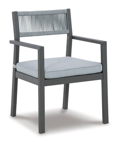 Elliana Outdoor Dining Arm Chairs (pr)