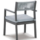 Elliana Outdoor Dining Arm Chairs (pr)