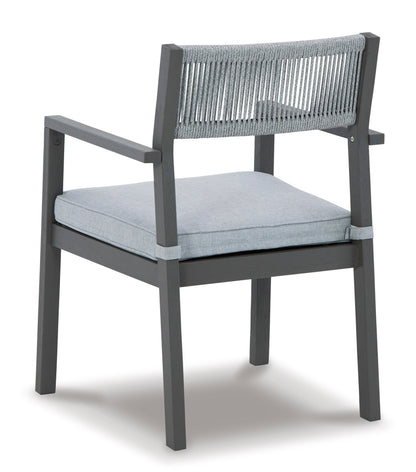 Elliana Outdoor Dining Arm Chairs (pr)