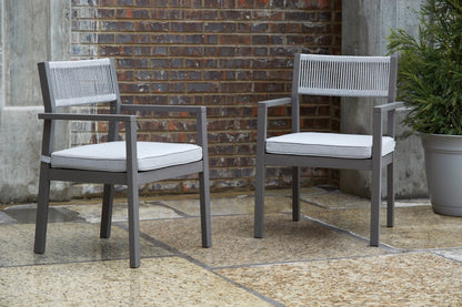 Elliana Outdoor Dining Arm Chairs (pr)