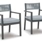 Elliana Outdoor Dining Arm Chairs (pr)